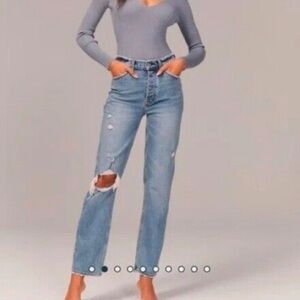 Abercrombie The Dad High Rise Jeans | 27R